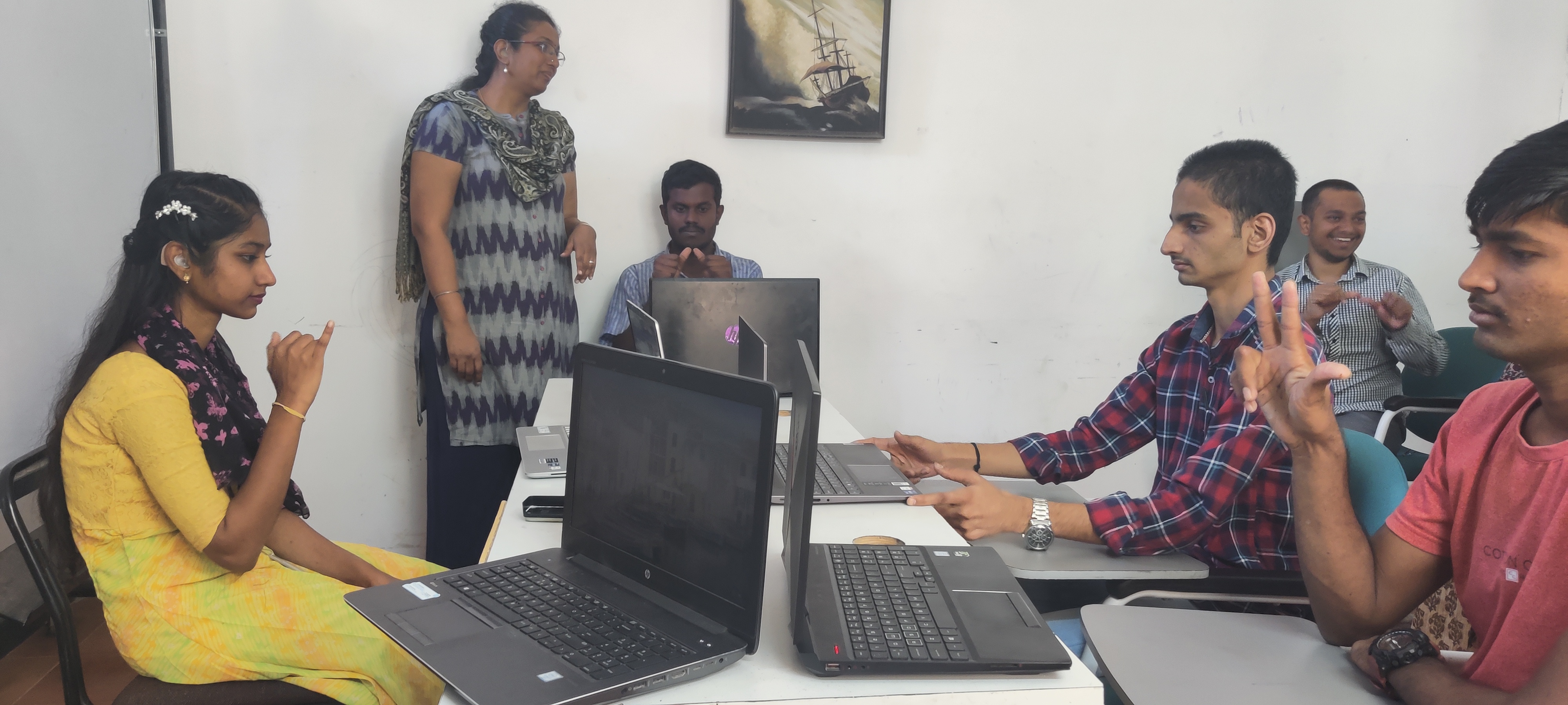 6. Oceanik College - Sign Recognition Testing, Bengaluru